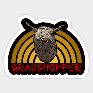 Vintage Memes Grasshopper Sticker